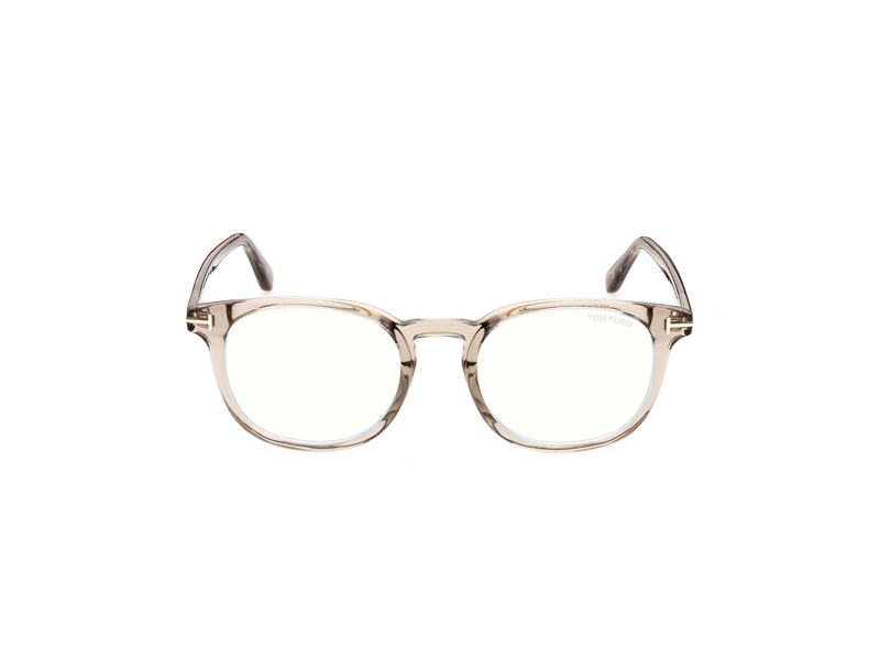 Tom Ford FT5819-B Brillestel (Form: Rund - Farve: Brun)