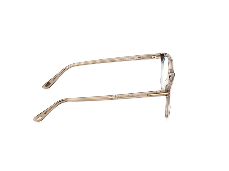 Tom Ford FT5819-B Brillestel (Form: Rund - Farve: Brun)