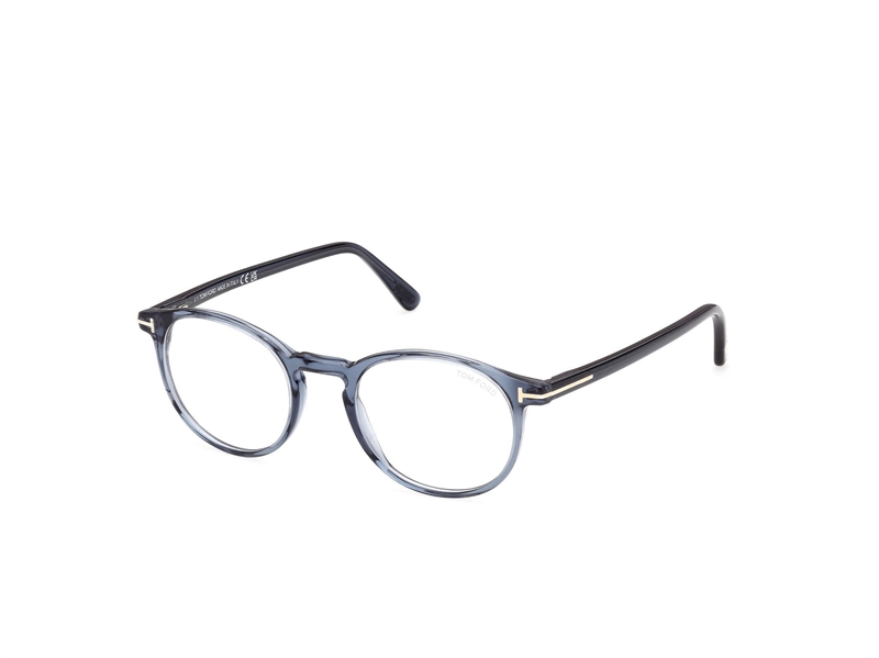 Tom Ford FT5294 Brillestel (Form: Rund - Farve: Blå)