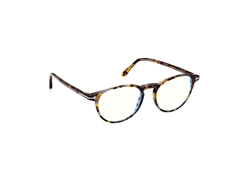 Tom Ford FT5803-B Brillestel (Form: Rund - Farve: Havana)