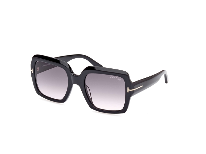 Tom Ford FT1082 Solbrille (Form: Firkantet - Farve: Sort)