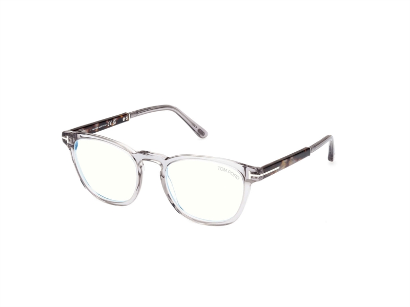 Tom Ford FT5890-B Brillestel (Form: Rund - Farve: Grå)
