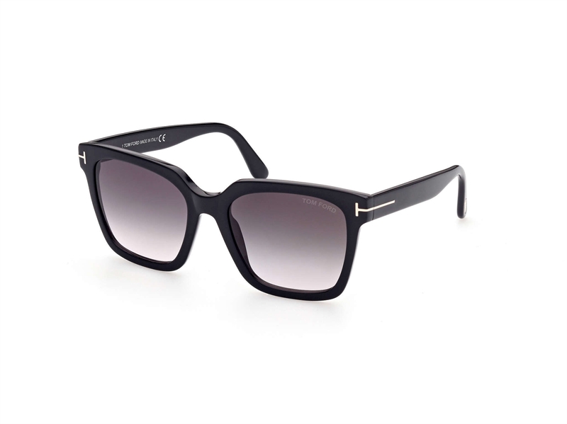 Tom Ford FT0952 Solbrille (Form: Firkantet - Farve: Sort)