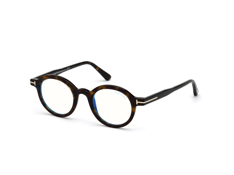 Tom Ford FT5664-B Brillestel (Form: Rund - Farve: Havana)