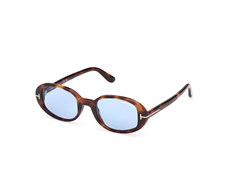 Tom Ford FT1364 Solbrille (Form: Oval - Farve: Brun)
