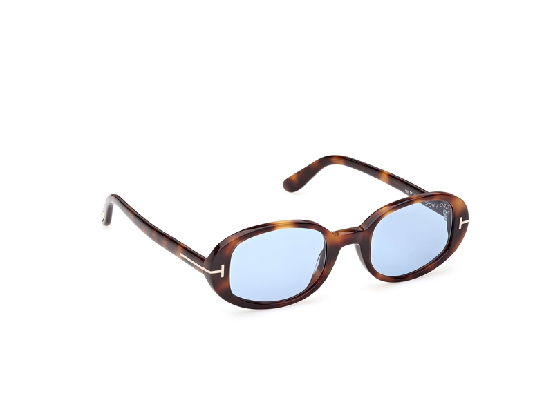 Tom Ford FT1364 Solbrille (Form: Oval - Farve: Brun)