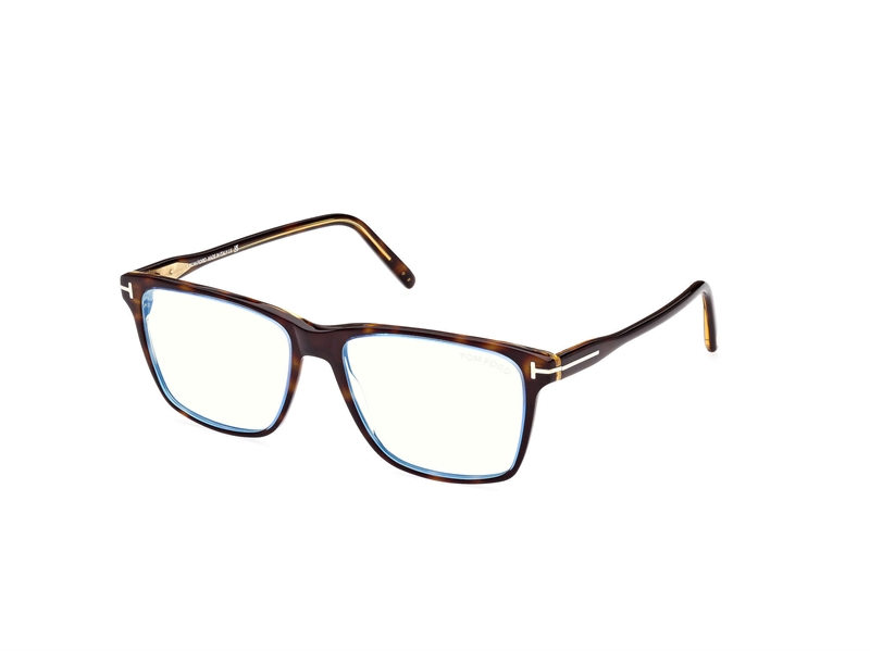 Tom Ford FT5817-B Brillestel (Form: Firkantet - Farve: Havana)