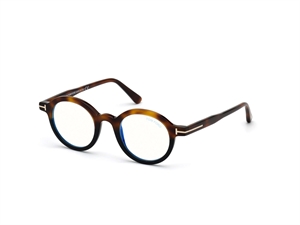 Tom Ford FT5664-B Brillestel (Form: Rund - Farve: Havana)