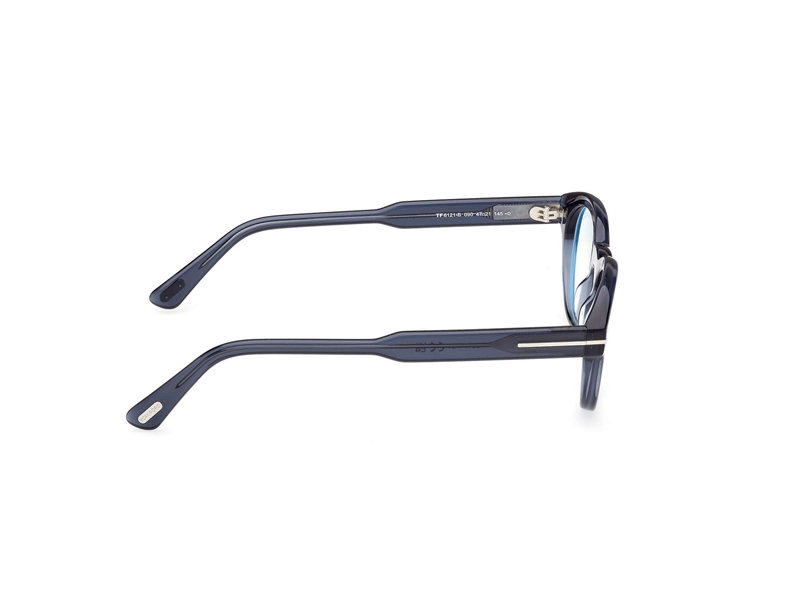 TOM FORD FT6121-B Brillestel (Form: Rund - Farve: Blå)