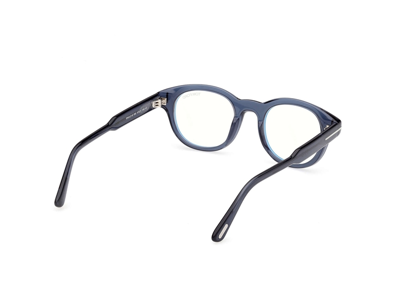 TOM FORD FT6121-B Brillestel (Form: Rund - Farve: Blå)