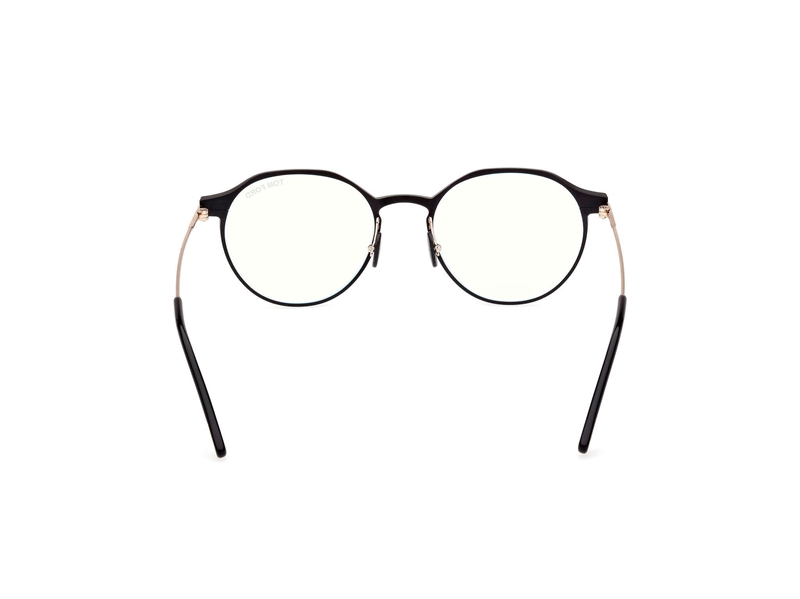 Tom Ford FT5866-B Brillestel (Form: Rund - Farve: Sort)