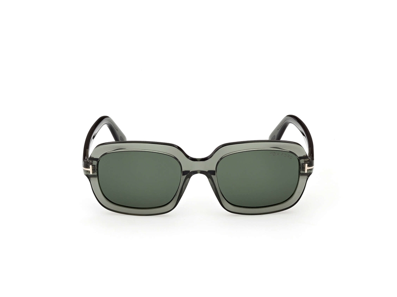 TOM FORD FT1342 Solbrille (Form: Firkantet - Farve: Grøn)