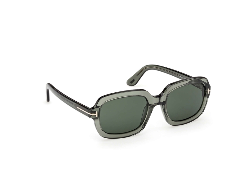 TOM FORD FT1342 Solbrille (Form: Firkantet - Farve: Grøn)