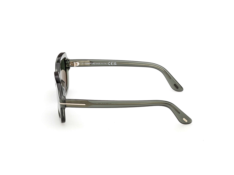 TOM FORD FT1342 Solbrille (Form: Firkantet - Farve: Grøn)