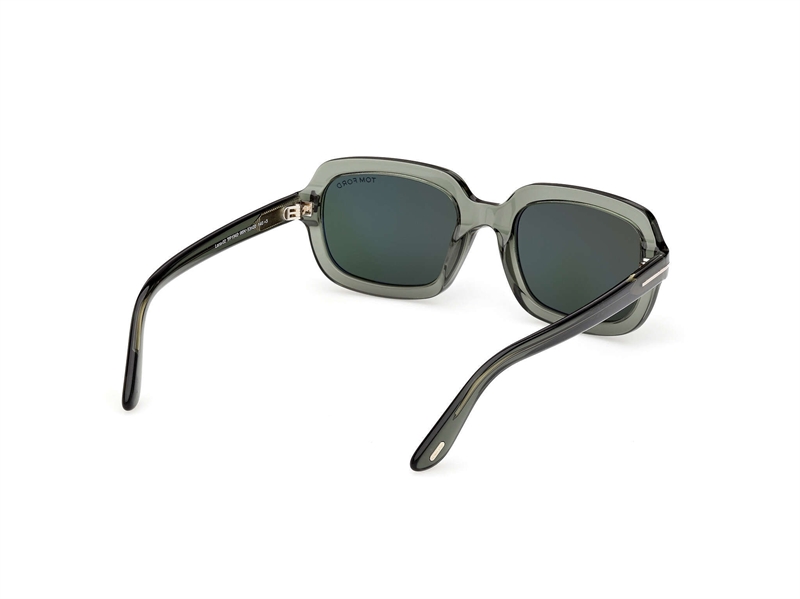 TOM FORD FT1342 Solbrille (Form: Firkantet - Farve: Grøn)