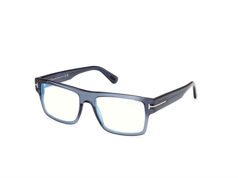 Tom Ford FT6168-B Brillestel (Form: Firkantet - Farve: Blå)