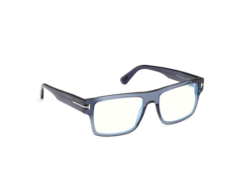 Tom Ford FT6168-B Brillestel (Form: Firkantet - Farve: Blå)