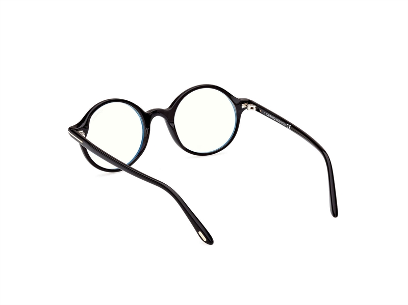 Tom Ford FT5834-B Brillestel (Form: Rund - Farve: Sort)