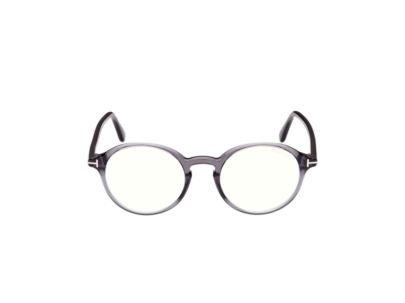 Tom Ford FT5867-B Brillestel (Form: Rund - Farve: Grå)