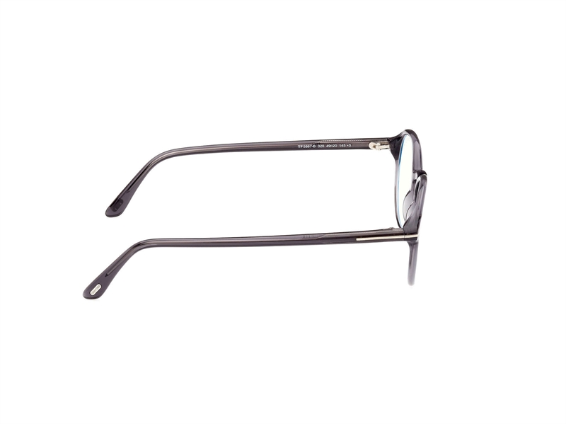 Tom Ford FT5867-B Brillestel (Form: Rund - Farve: Grå)