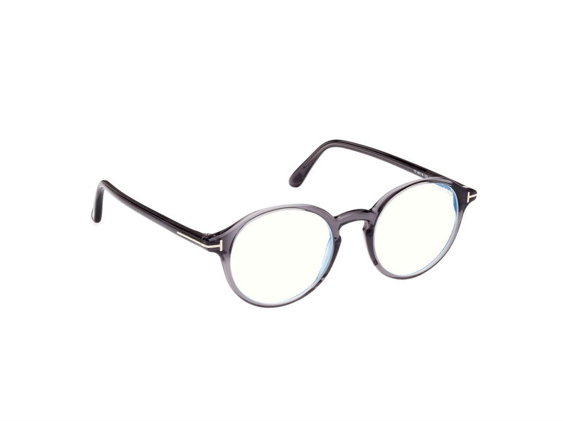 Tom Ford FT5867-B Brillestel (Form: Rund - Farve: Grå)
