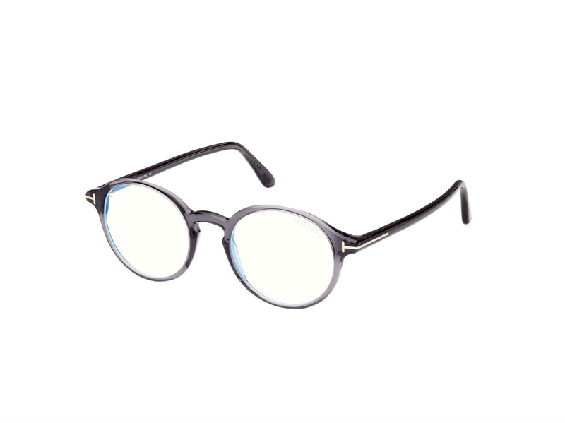 Tom Ford FT5867-B Brillestel (Form: Rund - Farve: Grå)