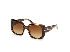 Tom Ford FT1220 Solbrille (Form: Firkantet - Farve: Havana)