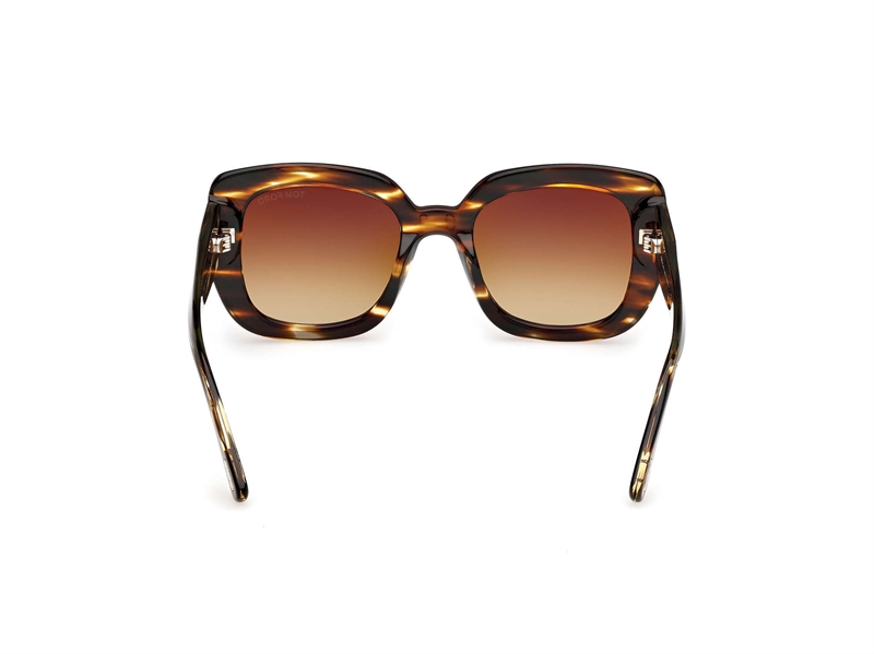 Tom Ford FT1220 Solbrille (Form: Firkantet - Farve: Havana)