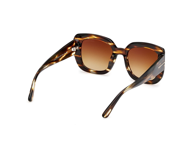 Tom Ford FT1220 Solbrille (Form: Firkantet - Farve: Havana)
