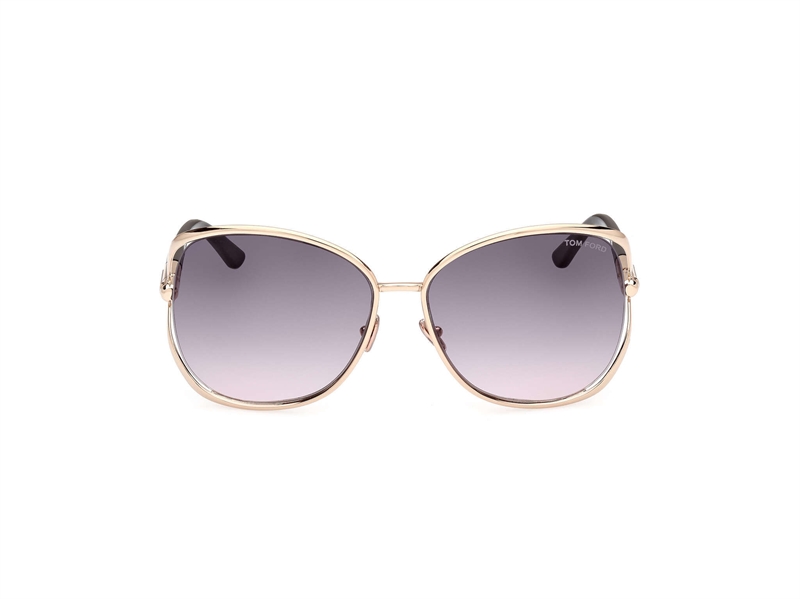 Tom Ford FT1091 Solbrille (Form: Rund - Farve: Pink)