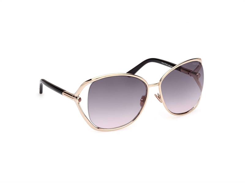 Tom Ford FT1091 Solbrille (Form: Rund - Farve: Pink)