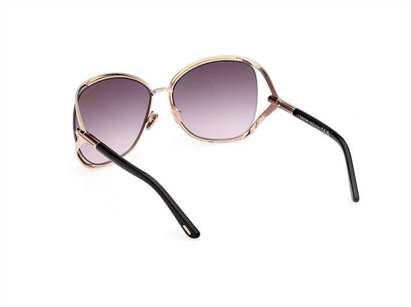 Tom Ford FT1091 Solbrille (Form: Rund - Farve: Pink)