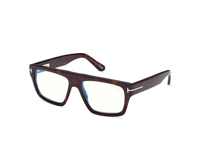 Tom Ford FT6084-B Brillestel (Form: Firkantet - Farve: Havana)