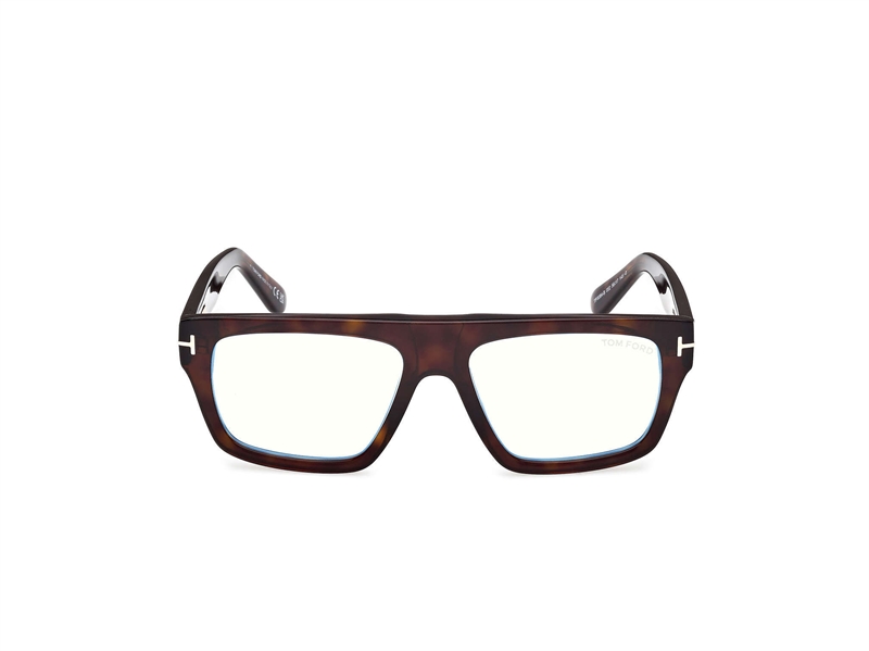 Tom Ford FT6084-B Brillestel (Form: Firkantet - Farve: Havana)
