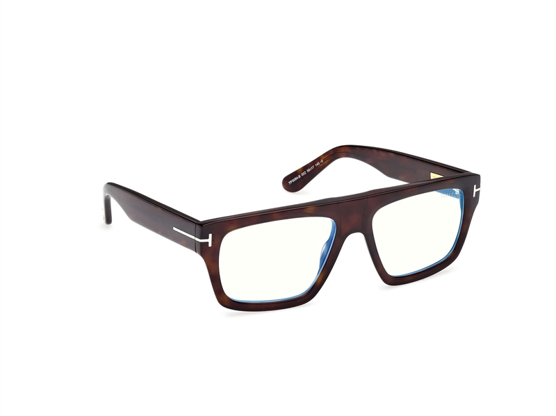 Tom Ford FT6084-B Brillestel (Form: Firkantet - Farve: Havana)