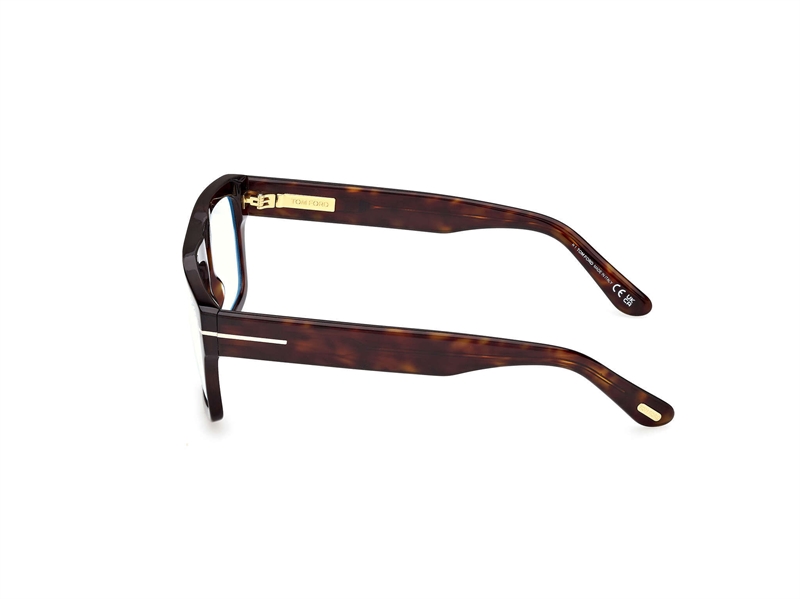 Tom Ford FT6084-B Brillestel (Form: Firkantet - Farve: Havana)