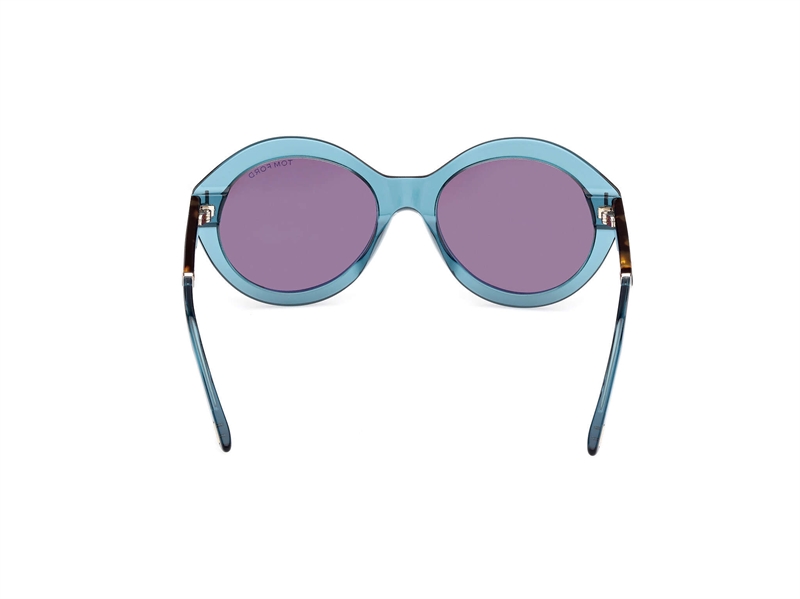 Tom Ford FT1088 Solbrille (Form: Rund - Farve: Blå)