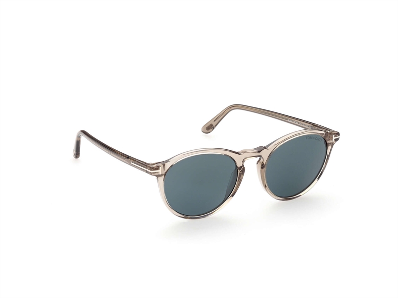 Tom Ford FT0904 Solbrille (Form: Rund - Farve: Brun)