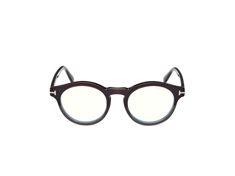 Tom Ford FT5887-B Brillestel (Form: Rund - Farve: Havana)