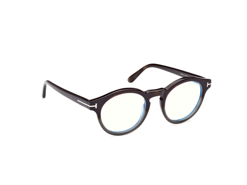 Tom Ford FT5887-B Brillestel (Form: Rund - Farve: Havana)