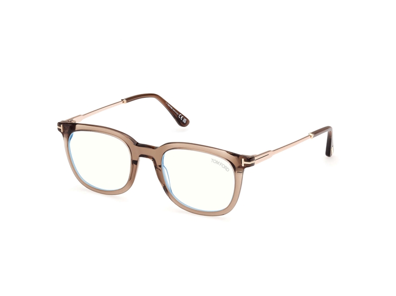 Tom Ford FT5904-B Brillestel (Form: Firkantet - Farve: Brun)