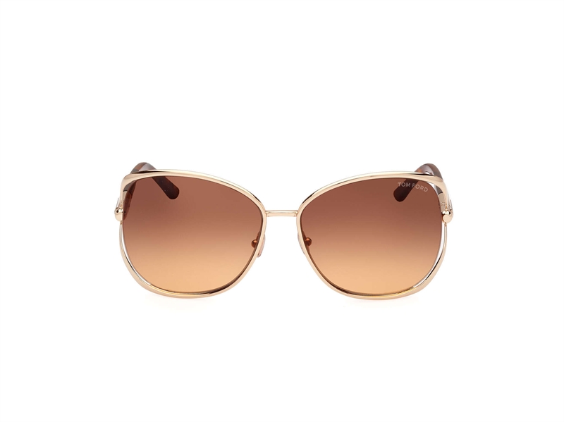Tom Ford FT1091 Solbrille (Form: Rund - Farve: Pink)