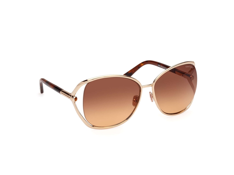 Tom Ford FT1091 Solbrille (Form: Rund - Farve: Pink)