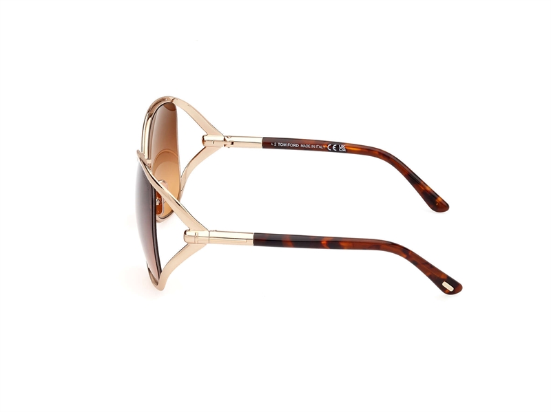 Tom Ford FT1091 Solbrille (Form: Rund - Farve: Pink)