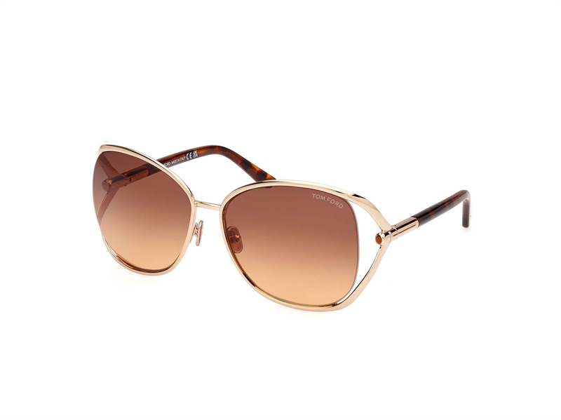 Tom Ford FT1091 Solbrille (Form: Rund - Farve: Pink)