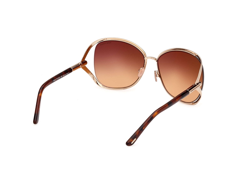 Tom Ford FT1091 Solbrille (Form: Rund - Farve: Pink)
