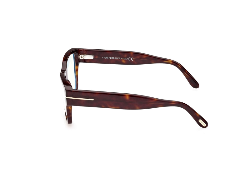 Tom Ford FT5878-B Brillestel (Form: Firkantet - Farve: Havana)