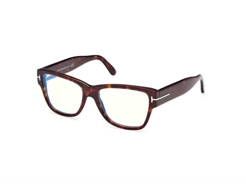 Tom Ford FT5878-B Brillestel (Form: Firkantet - Farve: Havana)