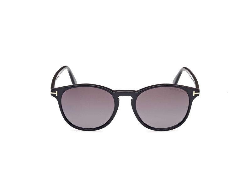 Tom Ford FT1097 Solbrille (Form: Rund - Farve: Sort)