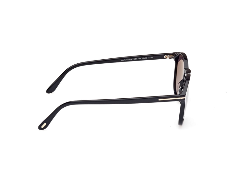 Tom Ford FT1097 Solbrille (Form: Rund - Farve: Sort)